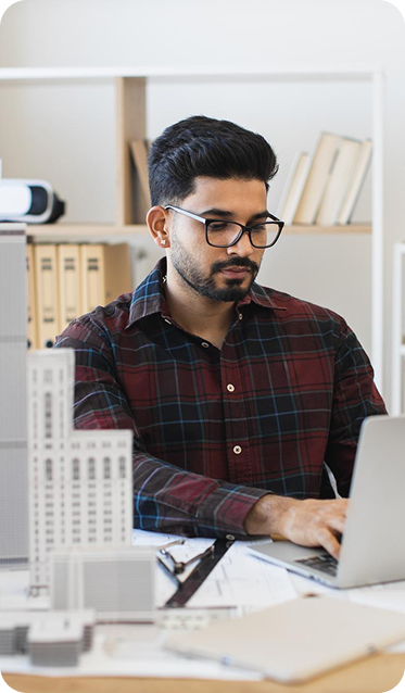 Person Working at Desk